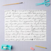 Frans Script  Letter Cursief handschrift Tissuepapier (Craft)