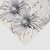 Frans Script Wildflower Dragonfly Decoupage Set 2 Tissuepapier (Detail)