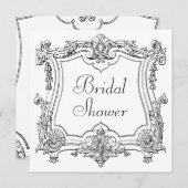  Frans Scroll Vrijgezellenfeest dubbelzijdig Kaart (Voorkant / Achterkant)