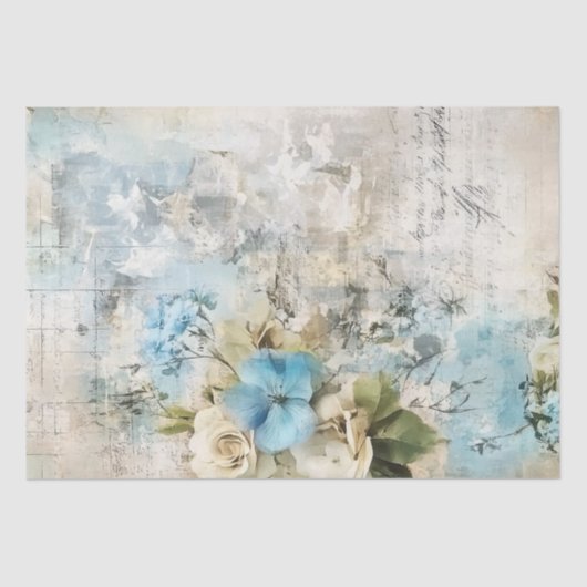 Frans Shabby Chic-patroon Tissuepapier (Voorkant)