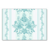 Frans, , shabby, chic, patroon, Victoriaans, turqu Kaart (Achterkant)