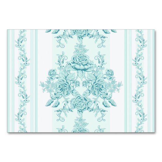 Frans, , shabby, chic, patroon, Victoriaans, turqu Kaart (Voorkant)