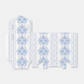 Frans, shabbykic, , bleek blauw, wit, land bedankdoosjes (Uitgevouwen)