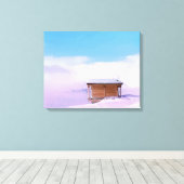 Frans Sneeuwberghok Canvas Afdruk (Insitu (Houten vloer))