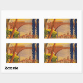  Frans Spoorwegvervoer Rechthoekige Sticker (Vel)