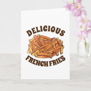 Frans Steak Fries Fried Potato Junk Food Kaart
