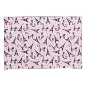 Frans stijlgeperst kleed papier met elastische tow kussensloop (Voorkant-Rechts)