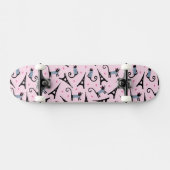 Frans stijlgeperst kleed papier met elastische tow skateboard (Horizontaal)