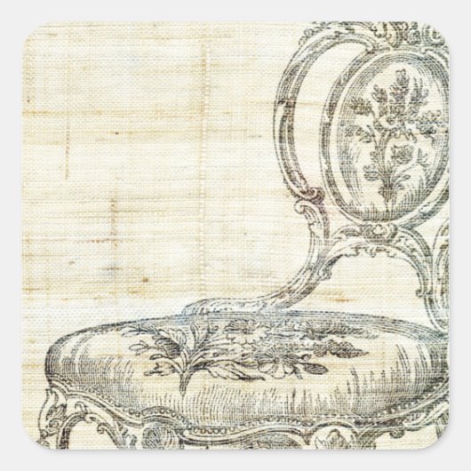  Frans Stoel Linnen 2 Vierkante Sticker (Voorkant)