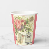 Frans Theme  Paris Paper cup Papieren Bekers (Voorkant)