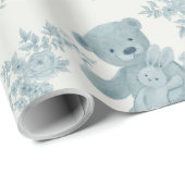 Frans Toile Beer en Bunny Cadeaupapier (Rol Hoek)