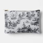 Frans toile de jouy zwart en wit elegant etui (Voorkant)