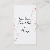  Frans Toile in Rode en Witte Visitekaartjes (Achterkant)