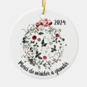 Frans Tree Ornament voor docenten (Voorkant)