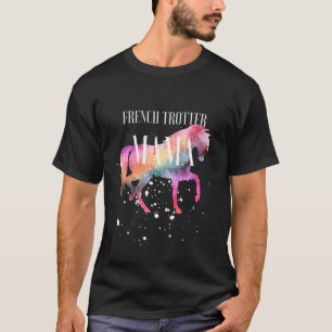 Frans Troteerder Paard Mama Galaxy Paard Meisje Eq T-shirt
