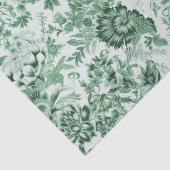 Frans Tuinhotel de Jouy Green Tissuepapier (Detail)