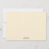 Frans Verloving of doucheuitnodiging Kaart (Achterkant)