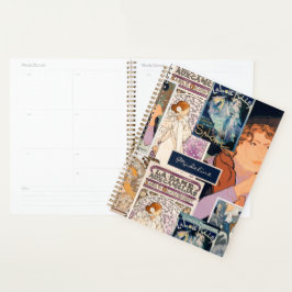 Frans Vintage Poster Art Collage op persoonlijke t Planner