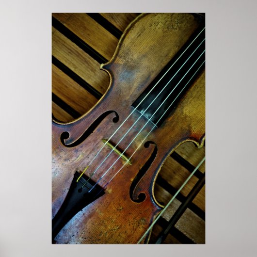 Frans Violin Poster (Voorkant)
