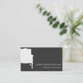 Frans Visitekaartje interieurontwerper (Staand voorkant)