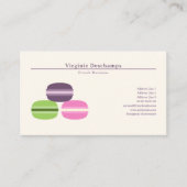 Frans Visitekaartje Macarons (Voorkant)