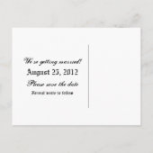  Frans Vlaams sparen het Briefkaart van de Datum (Achterkant)