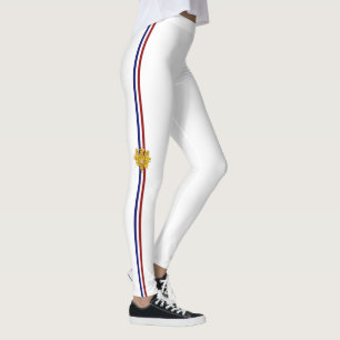 Frans vlagnationaal embleem leggings