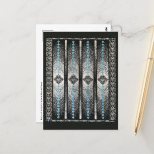 Frans vlecht quilt Briefkaart