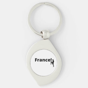 Frans voetbal sleutelhanger