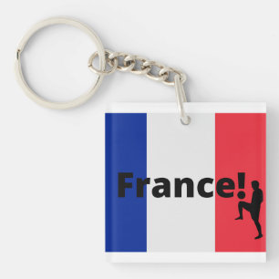 Frans voetbal sleutelhanger