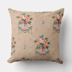  Frans Wallpaper Floral Pattern Cushion Kussen