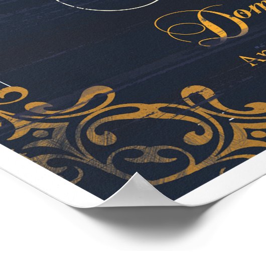 Frans waslabelArt:Chablis Poster (Hoek)