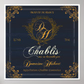 Frans waslabelArt:Chablis Poster (Voorkant)
