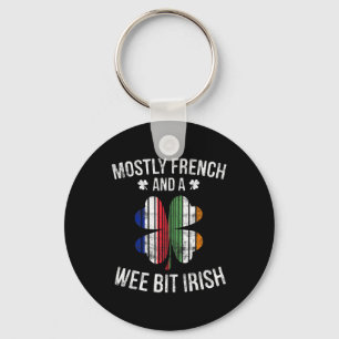 Frans Wee Bit Irish Fun France Patrick Day Gifts Sleutelhanger