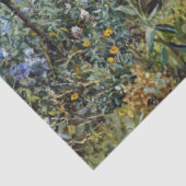 Frans werkblad voor vrouwen die de druppel op de Tissuepapier (Detail)