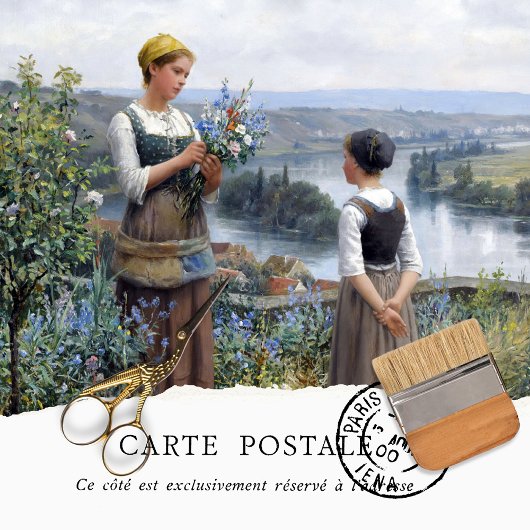 Frans werkblad voor vrouwen die de druppel op de Tissuepapier