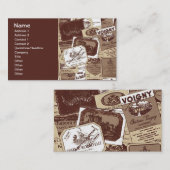 Frans Wijnlabel Visitekaartje (Voorkant / Achterkant)