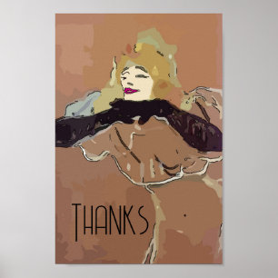 Frans Woamn Poster