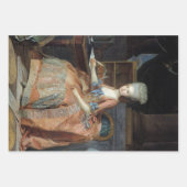  Frans Woman Decoupage Wrapping Paper (Voorkant 3)