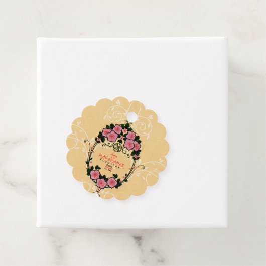 Frans zeepetiket/ophangen Label (In situ)