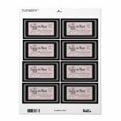 Frans zeeplabel Etiket (Full Sheet)