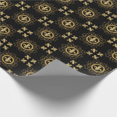 Frans zwart cadeaupapier (Hoek)