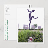 Franscious en Lennart Nijinski Hare Briefkaart (Voorkant / Achterkant)