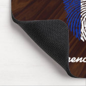 Franse aanraakvingerafdruk muismat (Hoek)