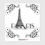 Franse accent Sticker (Vel)