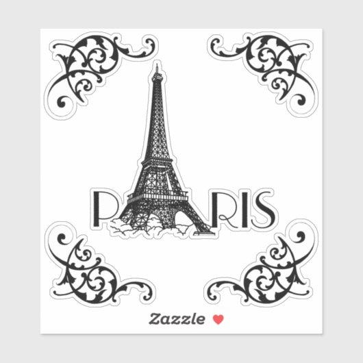 Franse accent Sticker (Vel)