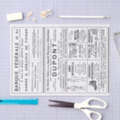 Franse advertenties Krantenties Pagina Mannen losk Tissuepapier (Craft)