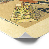 -Franse Adverteren Caboure Poster (Hoek)