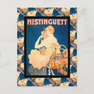 -Franse adverteren, Mistinguett Briefkaart