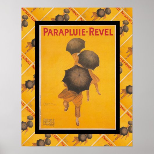 -Franse adverteren, Parapluie Revel Poster (Voorkant)